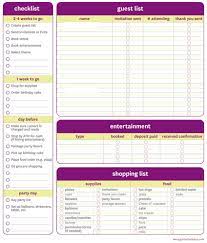 11 free printable party planner checklists planning checklist birthday google spreadsheet monthly expenses