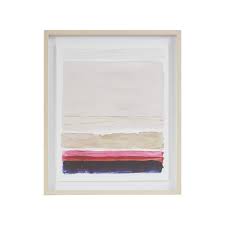 15'' h x 33'' w x 1'' d Martha Stewart Rothko S Stripes Ii Wall Art Living Room Glass Framed Canvas Home Accent Abstract Watercolor Bathroom Buy Online In Antigua And Barbuda At Antigua Desertcart Com Productid 208091538