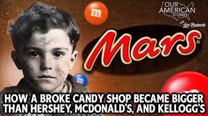 Before Mars became one of the most powerful private companies in America,  it was a struggling family candy shop. Frank Mars had failed time and time  again before his son, Forrest, stepped