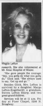 Obituary for Magda Lefton