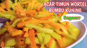 Kesemuanya gandingan yang lengkap untuk sepinggan nasi beriani. Resep Acar Wortel Mentimun Bumbu Kuning Cara Membuat Acar Mentimun Resep Acar Supaya Segar Dan Enak Youtube