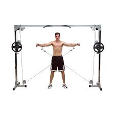 This Machine Is Built And Guaranteed With The Quality That Will Last A Lifetime The Cable Crossover Machine At Home Gym No Equipment Workout Workout Machines