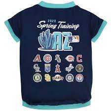 This fanatics branded top features distinct cactus league graphics, so no one will be able to question where your allegiance lies! Cactus League 2020 Spring Training Pet T Shirt