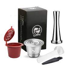 Check spelling or type a new query. Reusable Capsule Stainless Steel Coffee Capsules Pods Refillable Compatible For Nespresso Machine Coffeeware Sets Aliexpress