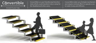 However, they differ in their design, and we've covered their differences extensively in this. Convertible Stairs And Ramp By Chan Wen Jie