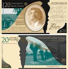 1 рубль 1965 20 лет победы над фашистской германией Polish Bank Notes With Frederic Chopin Papel Moneda Billetes Del Mundo Billetes