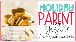 While making a toast, the bride and groom can present the wedding gifts to both parents. Student Christmas Gifts For Parents Not So Wimpy Teacher