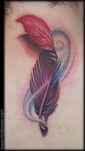 Derek Redfeatherlge Jpg 310 550 Pixels 3d Tattoos Feather Tattoos Tattoos