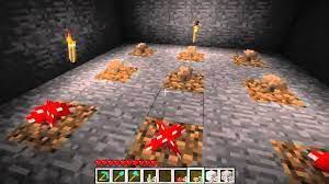 If you want to grow a lot of mushrooms you should clear out. Basic Mushroom Farm Tutorial Minecraft Youtube
