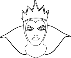 Evil queen coloring pictures, worksheets for your child Snow White Evil Queen Witch And Huntsman Front View Face Coloring Page Snow White Evil Queen Snow White Coloring Pages Snow White Queen