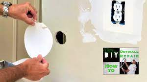 Easiest Way To Repair A Drywall Hole Ever! Contractor Tips- Diy Tricks -  Youtube