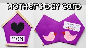 Choose a card template or design your own card from scratch. Mother S Day Card Making For Kids How To Make Mother S Day Card In 10 Minutes Mother S Day Craft Youtube