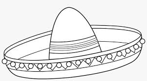 Supercoloring.com is a super fun for all ages: Mexican Sombrero Coloring Page Sombrero Clip Art Black And White Png Image Transparent Png Free Download On Seekpng