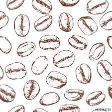 Coffee Bean Pattern Including Seamless On White Background Vector Clip Art Buy This Stock Vector And Explore Si Coffee Bean Art Coffee Vector Coffee Drawing