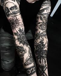 Kosenkovtattooer On Instagram Started These Arms 4 Years Ago On One Of My Best Buddies All Done Traditional Tattoo Sleeve Skin Color Tattoos Black Tattoos