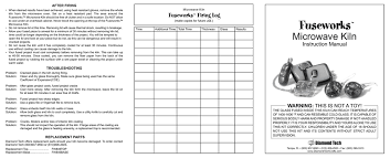 microwave kiln manualzz com