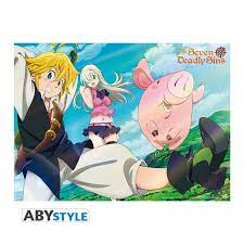 Dessin seven deadly sins meliodas et elizabeth. Poster Seven Deadly Sins Meliodas Et Elizabeth 52x38 Genki Corp