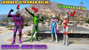 ULTRAMAN BELIAL UNGU DAN HIJAU MUNCUL, ULTRAMAN KATIA KETEMU KAKAK ULTRAMAN  CANTIK - GTA 5 SPONGEBOB - YouTube