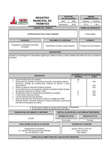 Cartas Catastrales