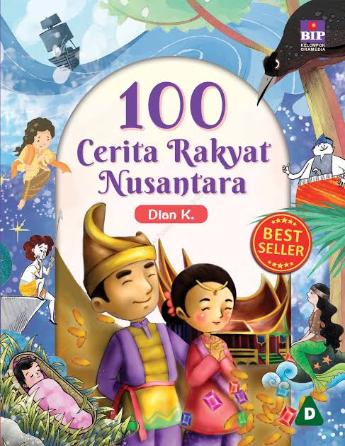 Cover 100 Cerita Rakyat Nusantara
