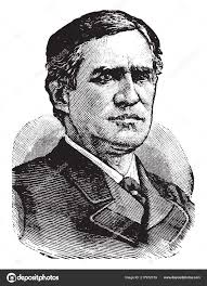 Thomas Bayard Født 1828 Død 1898 Var Amerikansk Advokat Politiker  stockvektor © Morphart #217972150