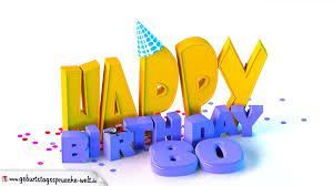 Geburtstagsbild Happy Birthday Zum 80 Geburtstag Geburtstagsspruche Welt