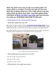 Giá khám này được thực hiện theo phê duyệt của cơ quan chức năng. Bá»‡nh Viá»‡n Phá»•i Trung Æ°Æ¡ng Va Nhá»¯ng Ä'iá»u Báº¡n Cáº§n Biáº¿t