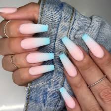 Popular Coffin Ombre Acrylic Nails Nail And Manicure Trends
