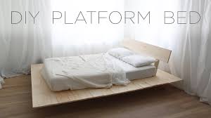 The arata japanese style platform bed features a low profile bed frame, which sits asian style close to the ground on a diy modern platform bed | modern builds ep. Diy Platform Bed Modern Diy Furniture Projects From Homemade Modern Youtube