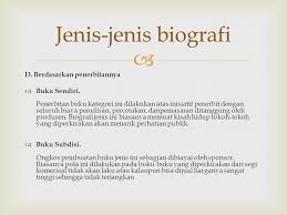 Biografi penulis adalah teks yang berisikan informasi tentang kehidupan pribadi maupun latar belakang dari seorang tokoh penulis secara lengkap. Biografi Otobiografi Sederhana Ppt Download