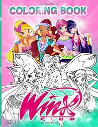 An entertaining winx club coloring page for kids you can print. Winx Club Coloring Book Stunning Coloring Books For Adult And Kid Relaxing Activity Pages Saunders Khalid 9798650515531 Books Amazon Ca