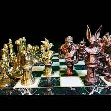 Anime chess pieces
