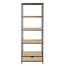 Schubladen weiß 118x35x193 cm jetzt informieren ikea deutschland, rollregal hwc c90 regal rollwagen metallregal mit rollen 6 schubladen tanne holz vintage 164x81x33cm kaufen bei mendler vertriebs. Regal Im Industrial Stil Mit Schublade Aus Massivem Tannenholz Und Metall Long Island Maisons Du Monde