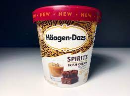 Review Haagen Dazs Irish Cream Brownie Spirits Collection Junk Banter