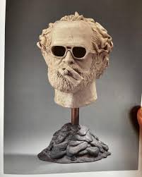 I've recently bought a book of the ceramicist, Robert Arneson, and I'm  obsessed. These sculptures are so well crafted, poignant, and very amusing.  I always assume that I'm late to the party.