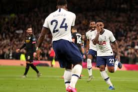Aymeric laporte beats sissoko to de bruyne's cross and nods it the spurs midfield struggled early on | carl recine/getty images. Tottenham 2 0 Manchester City Bergwijn Scores On His Debut As Spurs Earn Huge Win Cartilage Free Captain