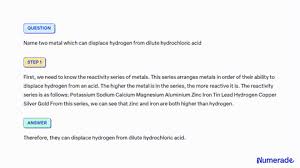 D) Reactivity Series Archives - Tutormyself Chemistry