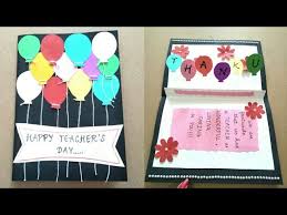 Get them explaining the meanings or making example you may like the idea of creating multiple sets of cards at the beginning of the year. Diy Teachers Day Card Teachers Day Card Making Ideas For Kids Teachers Day Card Tutorial