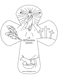 Domenica Delle Palme Giovedi Santo Venerdi Santo Sabato Santo E Domenica Di Pasqua Idee Pasquali Disegni Da Colorare Bibbia Pasqua