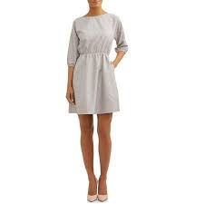 Black 3 4 Sleeve Dress With Pockets Women S 3 4 Sleeve Dress With Pockets Size Medium Gray Dresses With Sleeves Dresses Spring Dresses