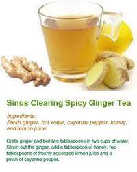 Ginger Tea For Sinus Congestion Cold Home Remedies Allergy Remedies Natural Remedies For Congestion