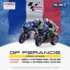 Please, click here to play. Live Streaming Trans 7 Malam Ini Ada Siaran Kualifikasi Motogp Prancis 2020 Ini Link Tv Onlinenya Portal Jember