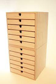 Drawers offer a distinctive and stylish way to increase your organization featuring felt lined drawer bottoms and soft close full extension ball bearing glides. Chest Of Drawers 2 Sets Of 6 Drawers Stacked Handmade 12 Drawer Wood Chest Storage Organizer Wooden Drawers Wooden Storage Cabinet Craft Storage Organization