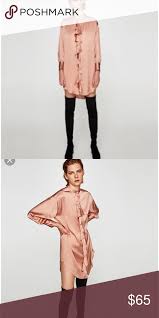 Sale New Zara Satin Shirt Dress With Ruffle Trim Satin Shirt Dress Satin Shirt Satin Dresses Hello ladies, welcomeback to another zara virtual shopping. zara satin shirt dress with ruffle trim
