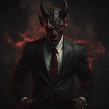 Devil wears a suit and tie