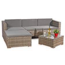Great savings & free delivery / collection on many items. Rattan Sofa Grau Sitzgarnitur Gartenmobel Kaufland De
