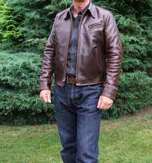Aeroleather Slim Fit 1930s Half Belt Jacken