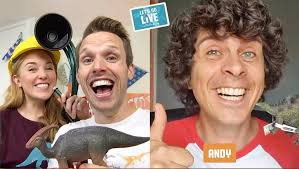 What a fun show today, thank you @andyday81 for joining me @gregfoot and  the #letsgolive crew! Andy rapped about dinosaurs , Greg provided the beats  and I blew my hadrosaur hat horn!?