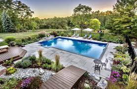 A Dream Backyard Landscaping Renovation Construction Luxury Backyardgoals Swimmingpool Landscapers Ontario In 2021 Backyard Oasis Dream Backyard Backyard