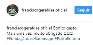 Fundacao Saramago Mostra Reforcos Para Francisco Geraldes Fotogalerias Jornal Record